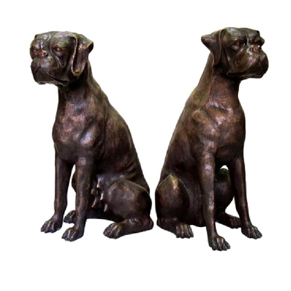 boxer garden ornament